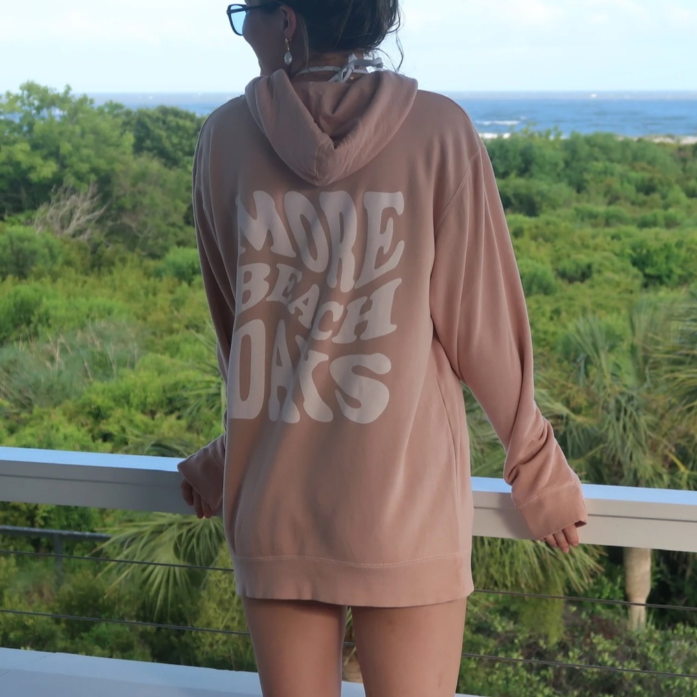 Beachkrew MORE BEACH DAYS HOODIE - Tan